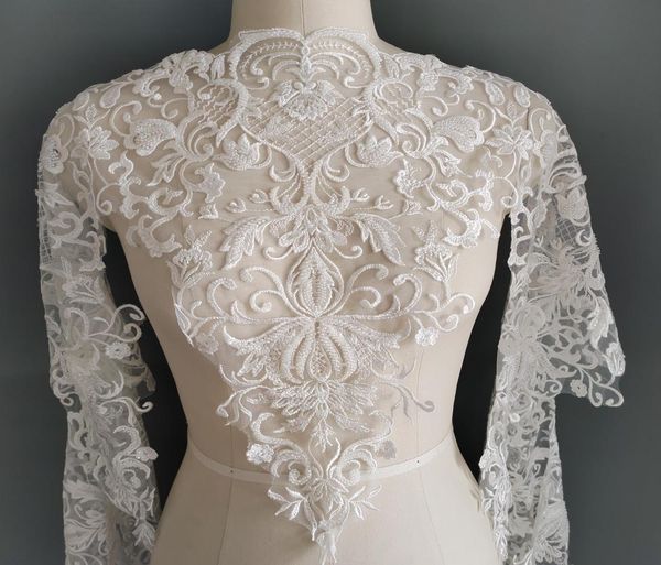 

white rayon lace with bead embroidery lace trim wedding dress lace ribbon sewing accessories m0087964455, Black;red