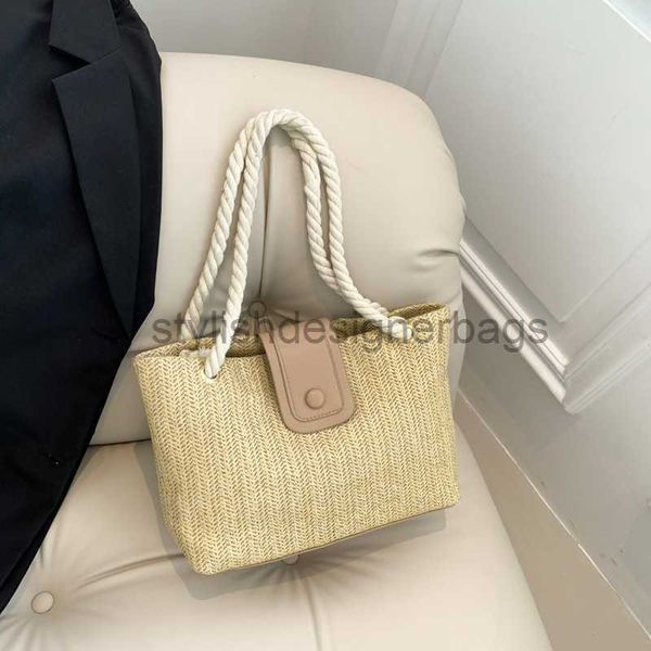 

shoulder bags women's large capacity fashion woven handbag 2023 spring/summer new fashionable grass woven vegetable basket tote bag tid