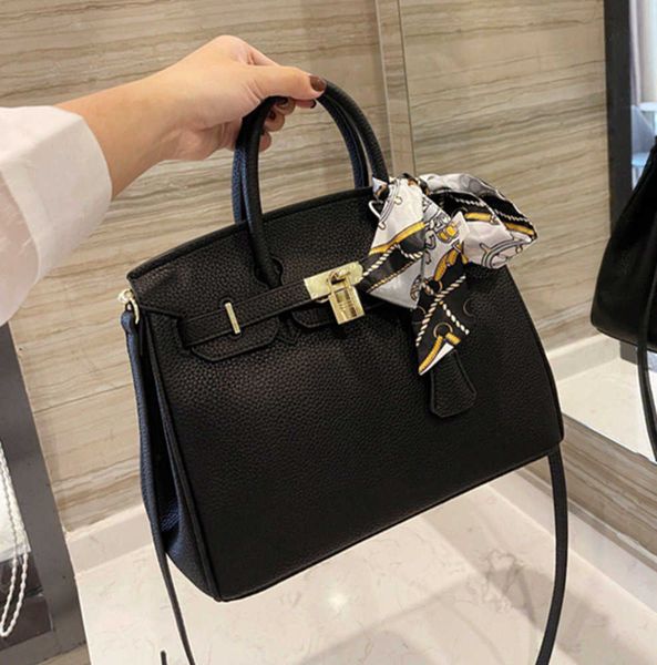 

7a quality birkin bag genuine leather luxurys designer women with scarf luggage the tote crossbody beach cosmetic bags handbags shoulder clu