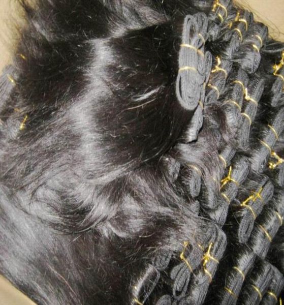 

selling 20pcslot peruvian straight processed human hair wefts nice weaves crochet soft hairs whole deal3783453, Black