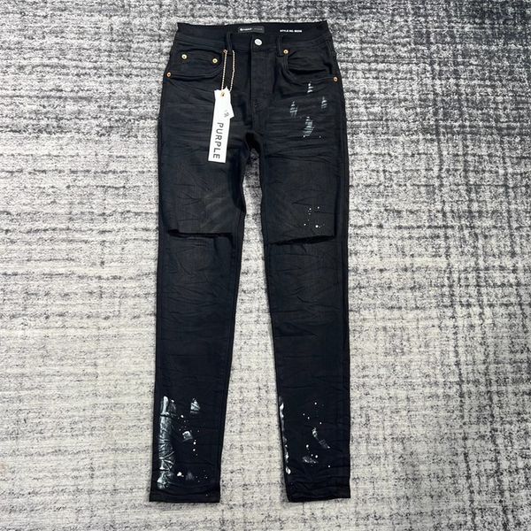 

men's jeans mens designers hip hop spliced flared distressed ripped slim fit motorcycle biker denim trousers mans streetwear washed pan, Blue