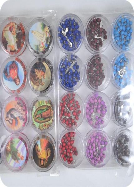 

12x rose scented perfume wood rosary beads inri jesus pendant necklace catholic orthodox fashion religious jewelry253m8868902, Silver