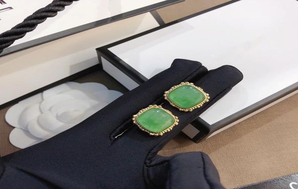 

2021 charm high polished classic studs small size gold plated designer earrings stainless steel earrings for women jewelry5096089, Golden