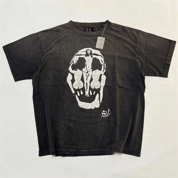 

t-shirt men women vintage plus tees pattern washed t shirt tee, Black;brown