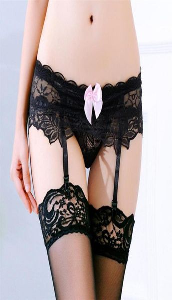 

women garters suspenders adjustable waist belt for stockings bow lace garter temptation wedding garters belts71047286568617, Black;white
