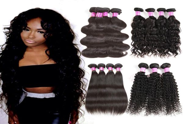 

2017 glary selling items mink brazilian hair bundles malaysian indian peruvian body wave hair weaves unprocessed hair e7019714, Black