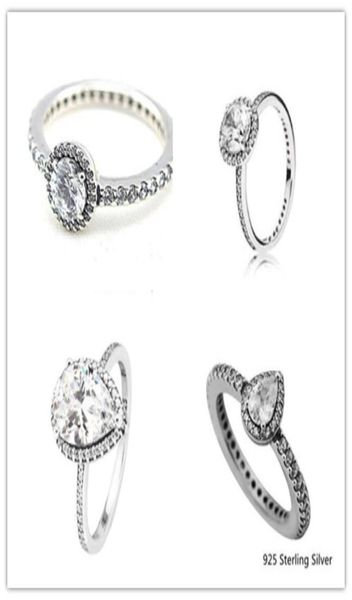 

rings compatible with jewelry radiant teardrop silver ring for women original 100 925 sterling silver jewelry ring75488727676591