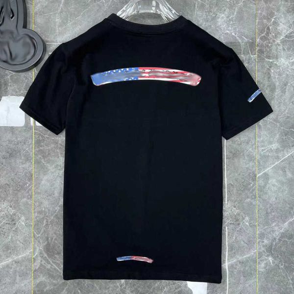 

fashion luxury men's t shirt brandch t-shirts designers men women tees horseshoe sanskrit cross print classics cotton t-shirt casual s, White;black