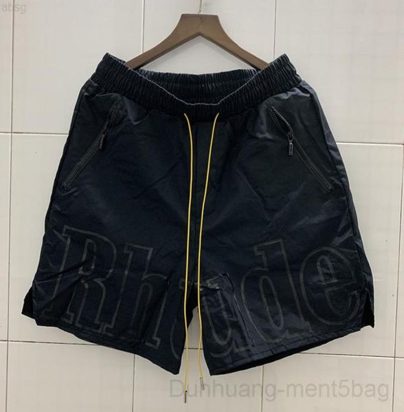 

2022 shorts men women 11 quality big letter oversize breechcloth yellow drawstring pill head 0fub23350988265344, White;black