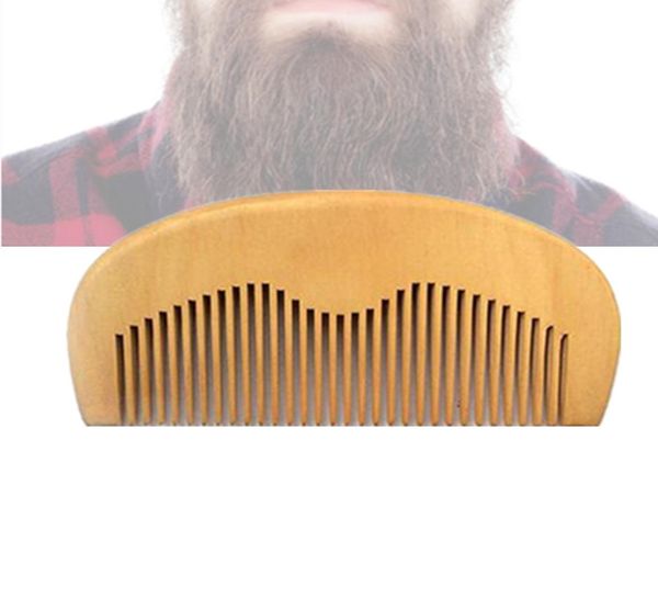 

classic 50pcslot pocket hair beard comb peach wood fine tooth hair care styling tool anti static low fast delivery compan2802620, Silver