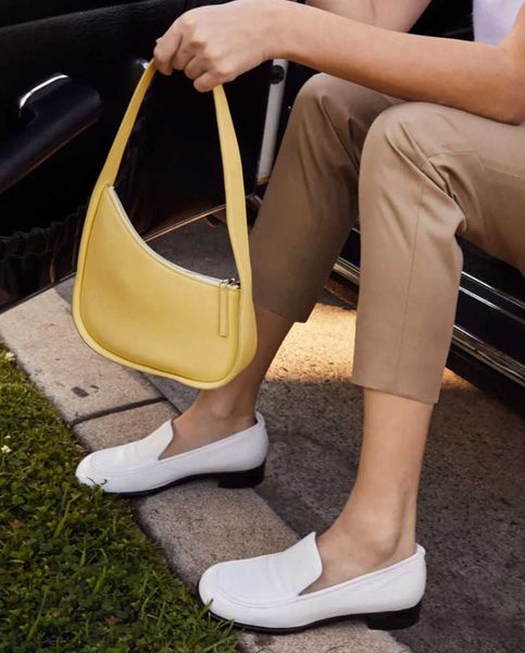 

mens luxurys the row half moon bag womens fashion designer tote shoulder clutch bag crossbody pochette camera purse genuine leather handbag