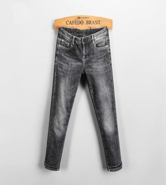 

moto biker men french style fashion men039s jeans blue color skinny fit spliced ripped jeans high street destroyed7632298