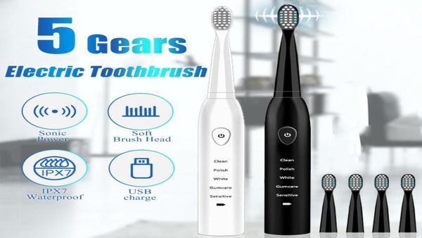 

ultra electric toothbrush rechargeable tooth brushes washable electronic whitening teeth brush timer brush5143002