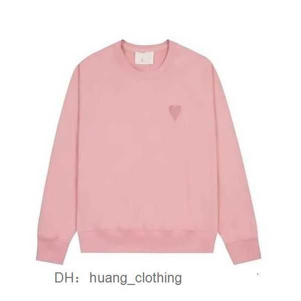 

amiparis hoodie male designers paris hooded highs quality sweater red love round jumper couple sweatshirts 4 vxgl, Black