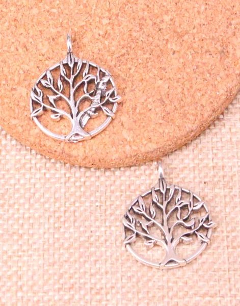 

41pcs charms life tree 2727mm antique making pendant fitvintage tibetan silverdiy handmade jewelry3320388, Bronze;silver