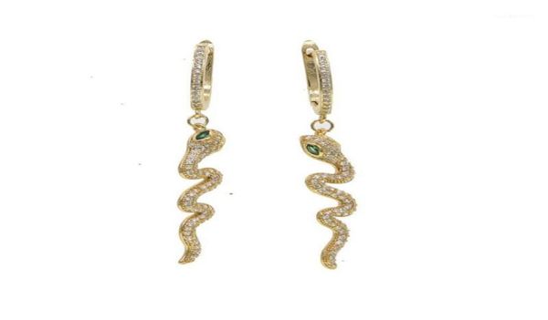 

dangle & chandelier gold filed summer trendy delicate green cz sweep lovely girl women classic fashion cute animal drop earring jewelr347672, Silver
