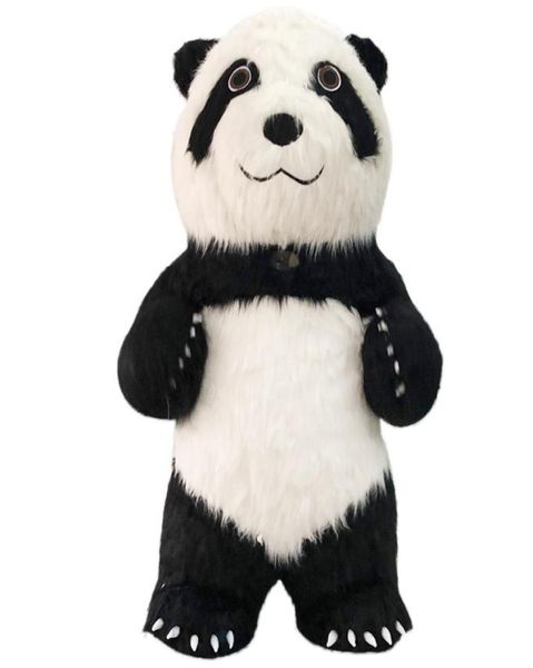 

mascot doll costume halloween 2m26m3m inflatable chinese panda bear mascot costume suits advertising party game drsss adults sa2771016, Red;yellow