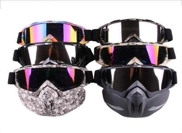 

men women ski snowboard snowmobile goggles snow winter windproof skiing glasses motocross sunglasses with face mask6625754