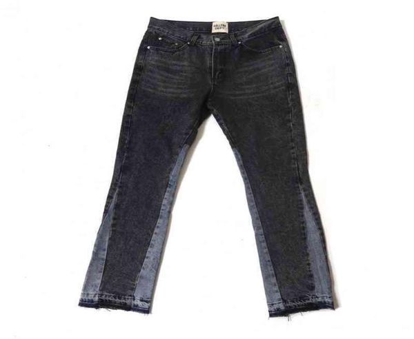 

galery dept vintage stitching casual loose and versatile micro horn jeans men039s and women039s fashion xym2556160, Blue