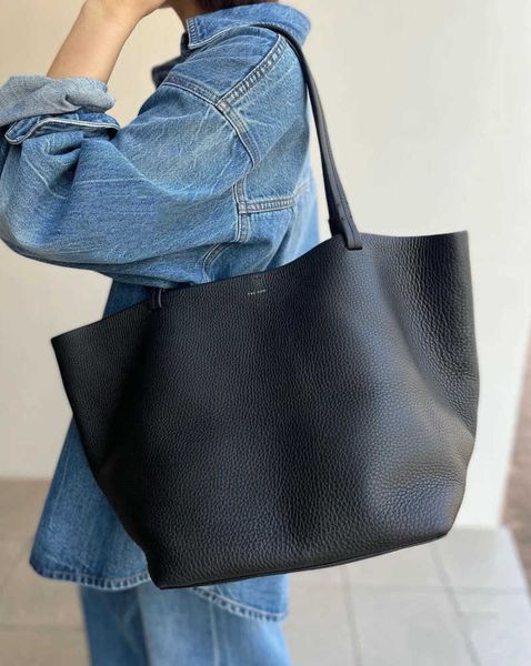 

the row designer bags leather small crowd layer cowhide shopping shoulderclassic tote bag the row women personalized foreign style handbag