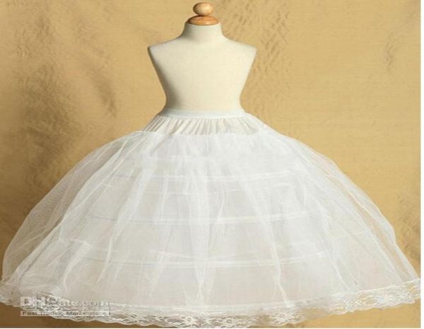

wedding party child ball gown petticoat for flower girl dress4029220, White