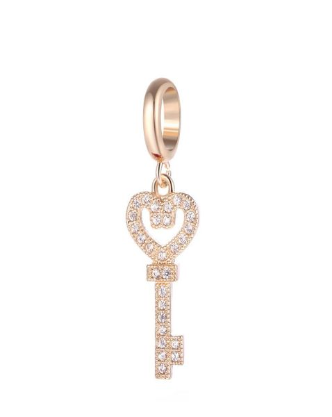

angel bola endless charms 3 colors bracelet charm inlaid rhinestone brass material nonfading key interchangeable jewelry small pe4514118, Bronze;silver