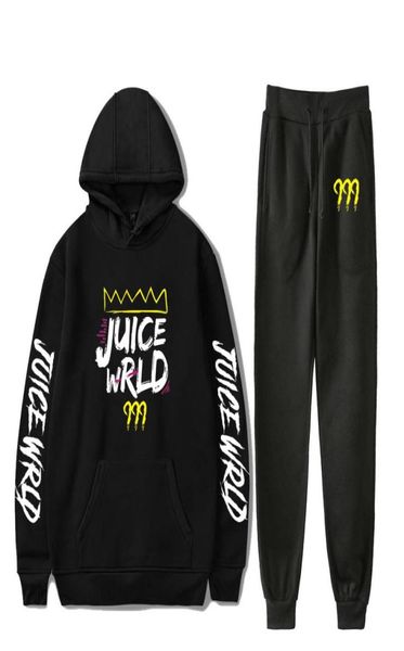 

rapper wrld men's sets drop shipping hoodies+pants harajuku two piece set sport suits casual sweatshirts tracksuit sportswear8082004, Gray