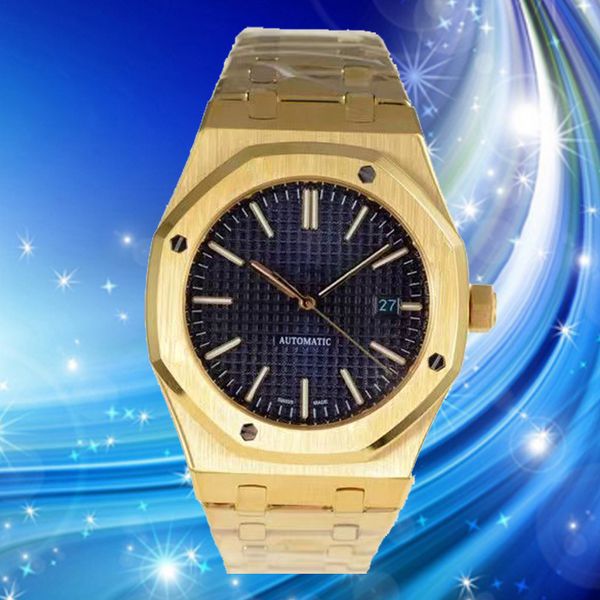 

mens designer watch automatic movement watches oak diamond bezel screw ladies 154st wristwatch 40mm 904l stainless steel checked index dial, Slivery;brown