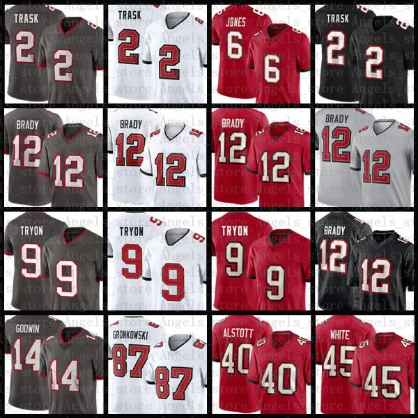 

bay''buccaneers''julio jones tom brady football jersey antoine winfield jr. lavonte david rob gronkowski ryan jensen leo, Black;red