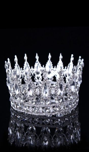 

sorbern vintage clear crystal tiara water drop style wedding crown bridal tiara accessories rhinestone tiaras crowns pageant tiara3896052, Silver
