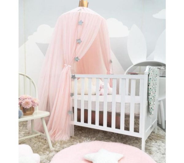 

crib netting baby mosquito decor net canopy cot bed curtain valance hung dome girls nursery room princess kids play tents5842622