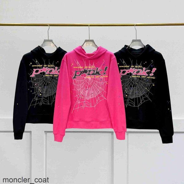 

hoodie spider pink sp5der hoodies young sweatshirts streetwear thug 555555 angel hoody men fast delivery heavy fabric spider web sweatshir4b, Black