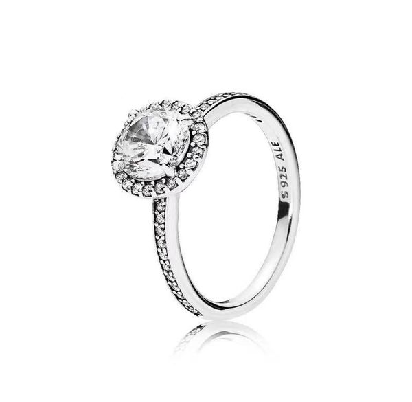 

genuine 925 sterling silver cz diamond ring pandora style women039s wedding ring engagement jewelry7738026