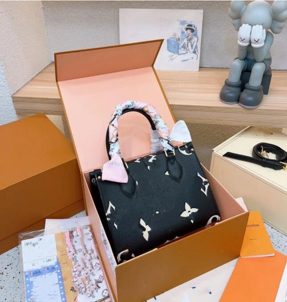 

new women's leather pattern tote bag designer bag l women