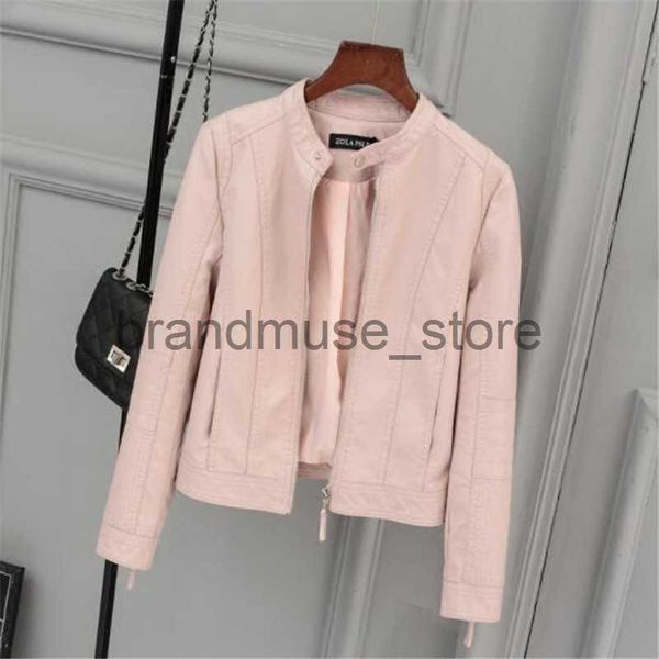 

women's jackets new women's spring / autumn pu leather jacket casual bodycon soft artificial leather motorcycle jacket ladies jack, Black;brown