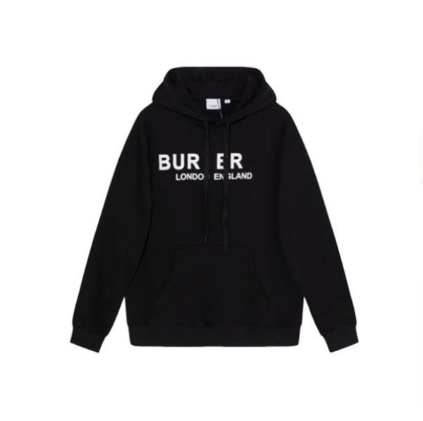 

men women hooded sweater men's alphabet jacquard designer autumn and winter fashion warm knitted sweatshirts soft cashmere blend fabric, Black