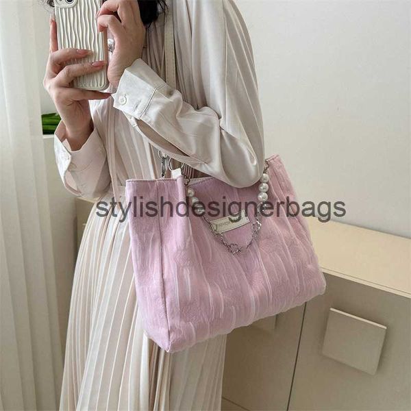 

shoulder bags 2023 new fashion high capacity tote bag women's leisure simple high capacity one shoulder commuter handbagstylishdesigner