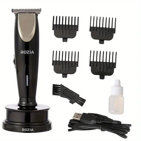 

professional electric hair clippers, portable mini usb rechargeable hair clipper trimmer with replaceable limiting comb, low noise hair cutt