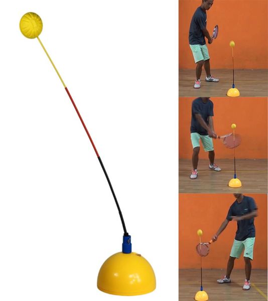 

portable tennis trainer practice rebound training tool professional stereotype swing ball machine beginners selfstudy accessory i6043904