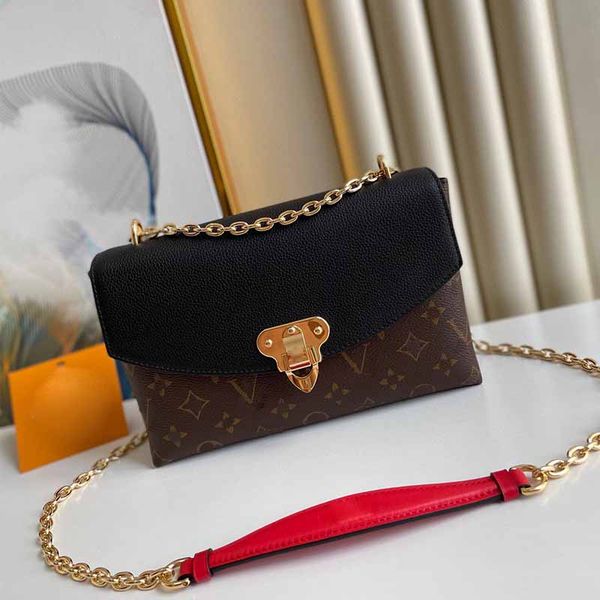 

designer crossbody bag with leather women placides shoulder bags sutra letter handbag 25cm black purse liner compartment zipper vintage vint
