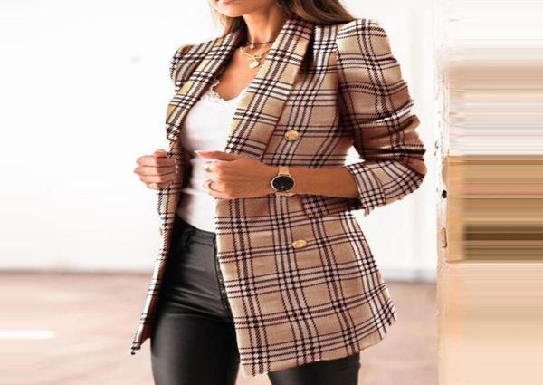

qnpqyx new fashion women039s suits autumn longsleeved blazers singlebreasted jackets collar printed small coat women039s c8044151, White;black