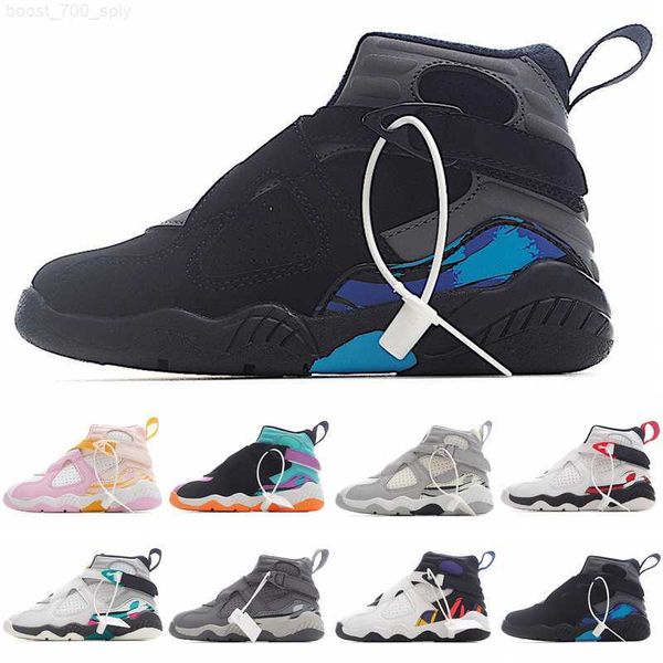 

jumpman 8s taxi kids basketball shoes university sport blue unc dmp 8 black samurai aqua chrome south beach three peat youth children boy gi