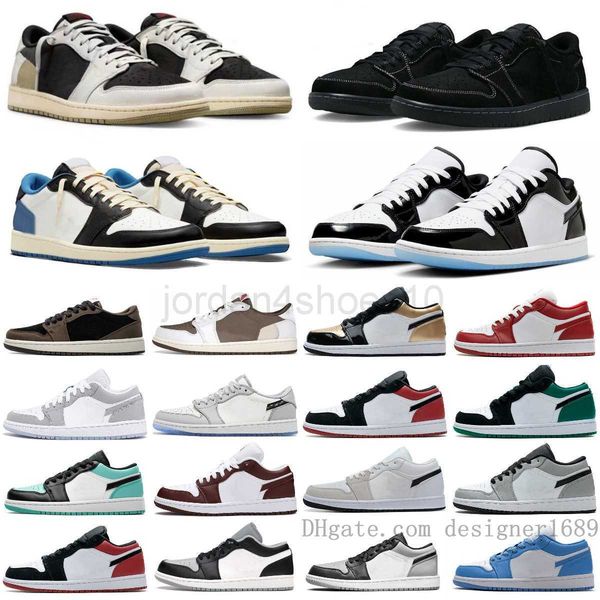 

1 1s low men women basketball shoes dark mocha fragment white tan camo wolf grey olive reverse concord royal cyber bred shadow toe mens trai