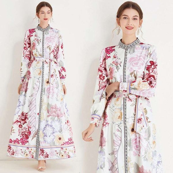 

autumn style ladies temperament long sleeve print shishirt dress, Black;gray