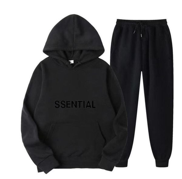 

2023 women's tracksuits suit designer tracksuit women wear hoodie coat autumn and winter warm clothes fashion letters jacquard street c, Black