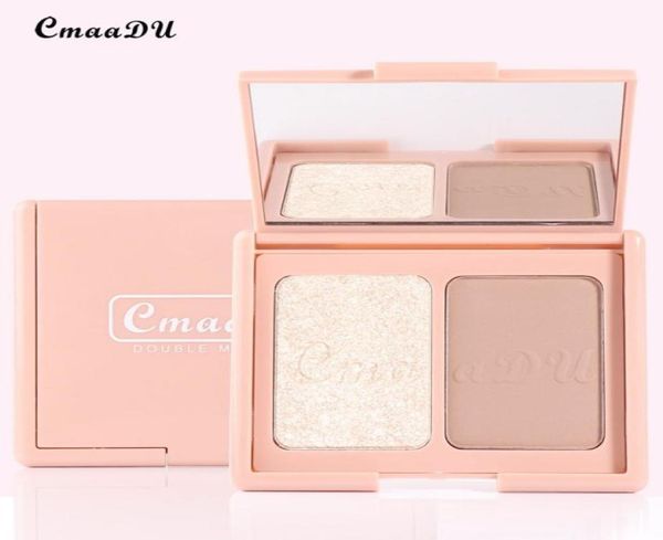 

cmaadu two tone pink blush highlight powder contouring palette dlicate natural modify the face slightly drunk nude repair makeup p1710542