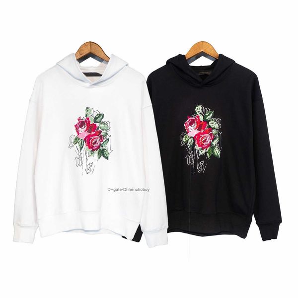 

angels palm hoodie men hoodies designers pull-over dept winter warm man clothing hoody sweatshirts version us size s-xl 5163 s6tc, Black