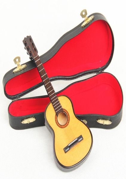 

wooden mini instrument guitar decoration wooden mini guitar toy8704798