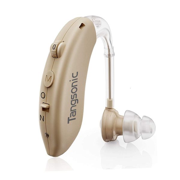 

ear care supply tangsonic bte hearing aid rechargeable sound amplifier for deafness men women deaf adults seniors usb charging noise cancell