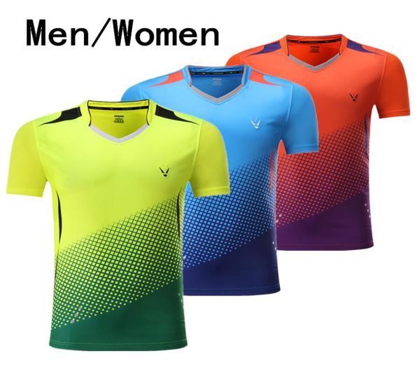 

new badminton tennis dress man woman short sleeved shirt breathable quick dry table tennis sports clothing5827747, White;black